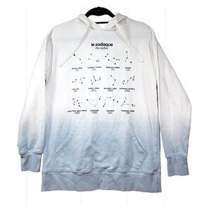 Mighty Fine Hoodie Sz S Constellation Zodiac Sign le Zodiaque Crime Thriller NEW